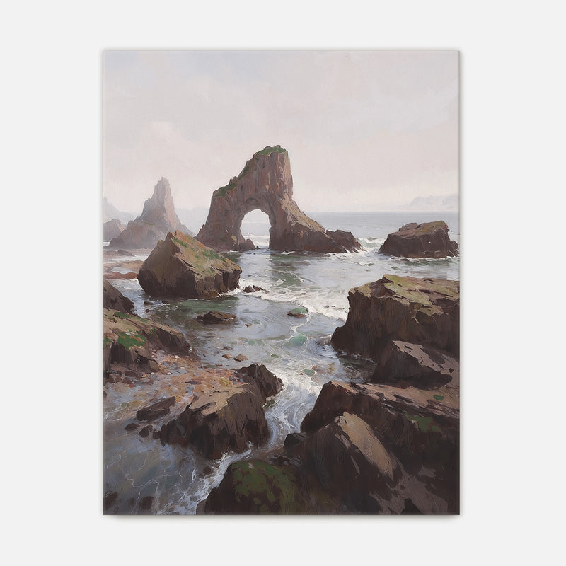 Coastal Rock Arches No1 - Sage and Rose Prints