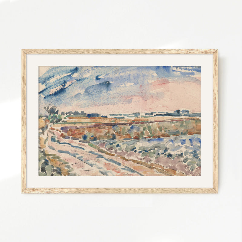 Impressionist Field of Colors - Sage and Rose Prints