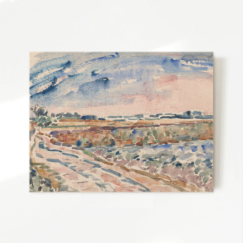 Impressionist Field of Colors - Sage and Rose Prints