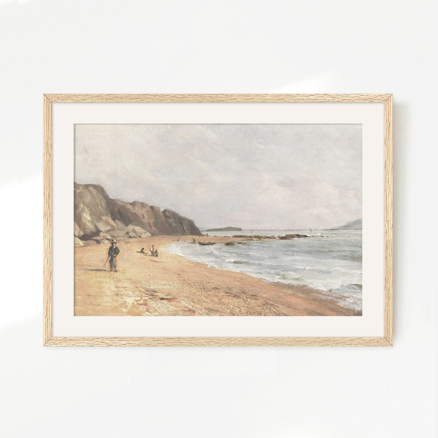 Beach Painting - Sage and Rose Prints