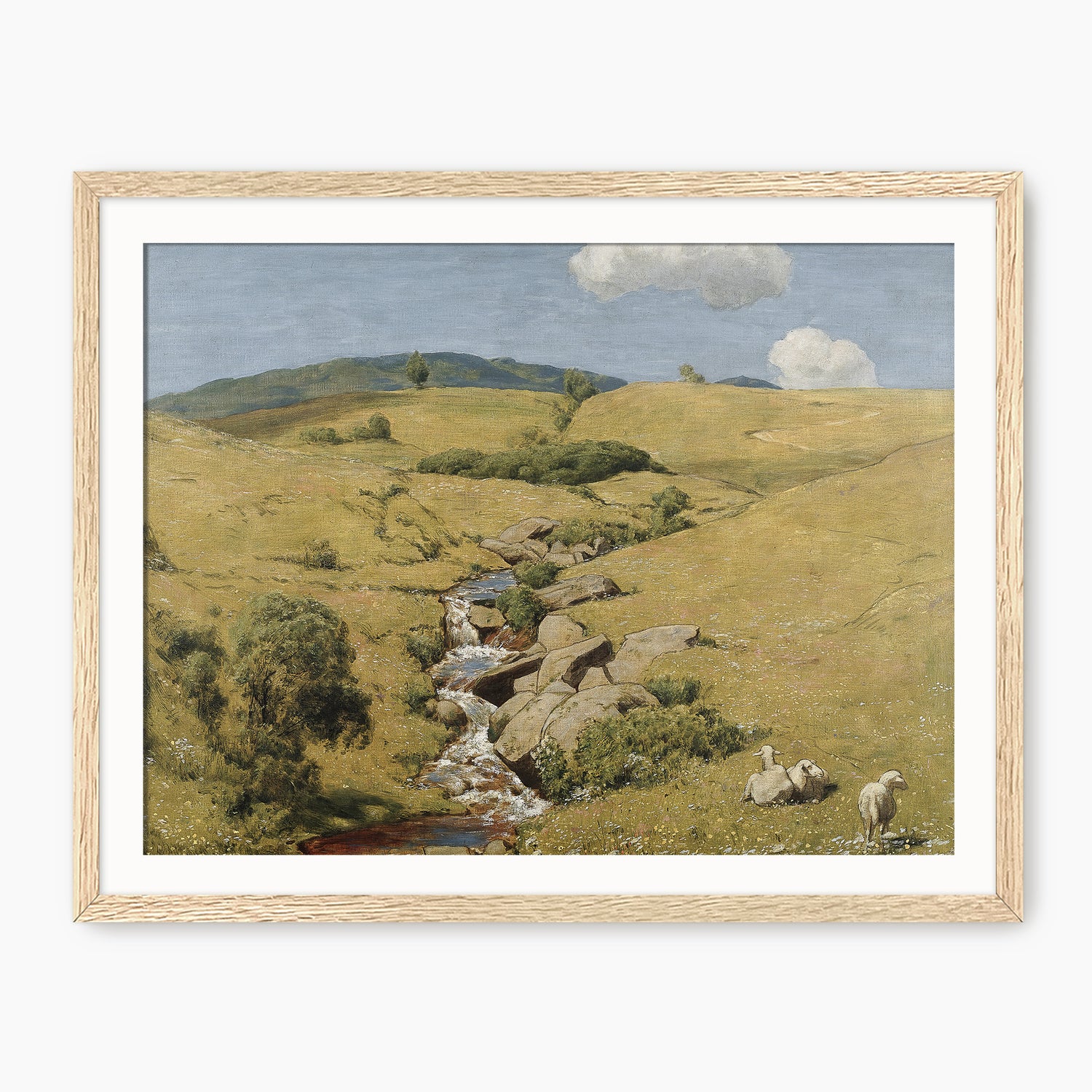 Sunny Meadow Pasture - Sage and Rose Prints