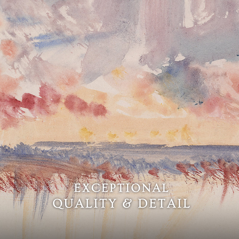 Rose Red Abstract Watercolor - Sage and Rose Prints