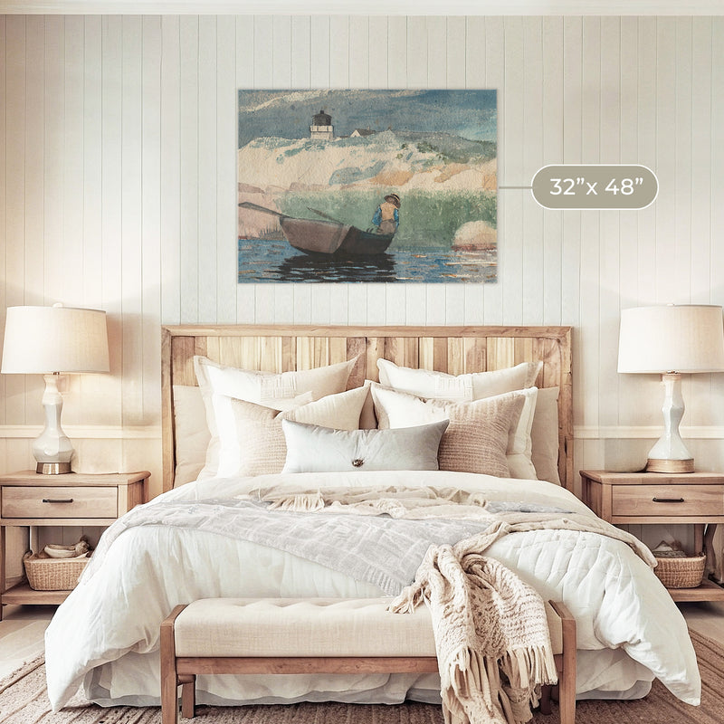Gone Fishing Watercolor - Sage and Rose Prints