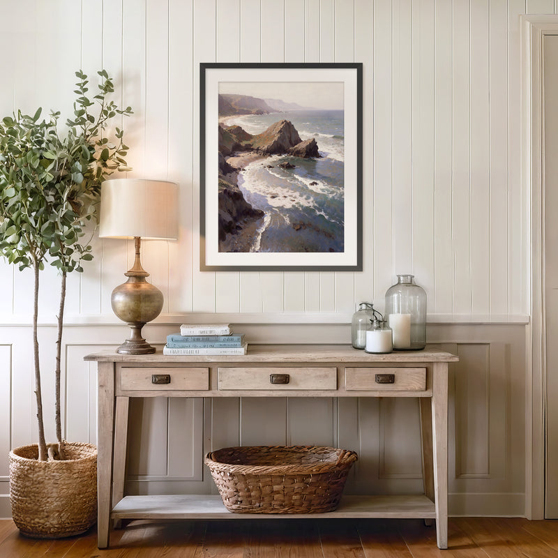 Oregon Coast Art at Canyon Beach No1 - Sage and Rose Prints