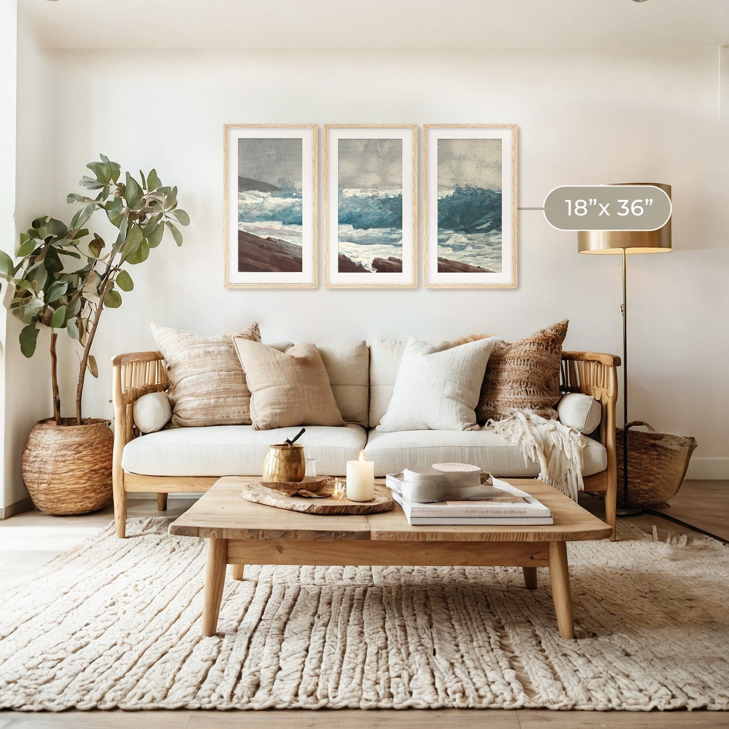 Saltwood 3-Piece Art