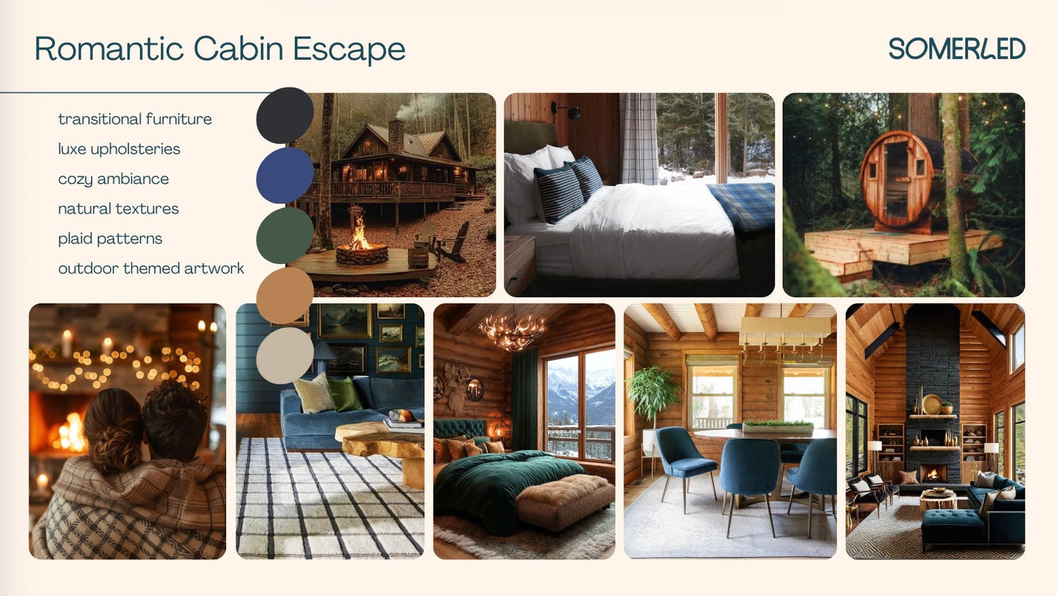 Romantic Cabin Escape Art