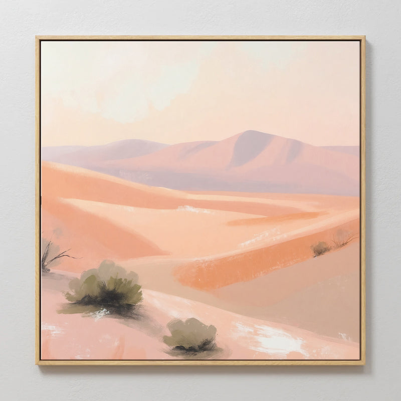 Pastel Purple Desert Landscape - Sage and Rose Prints