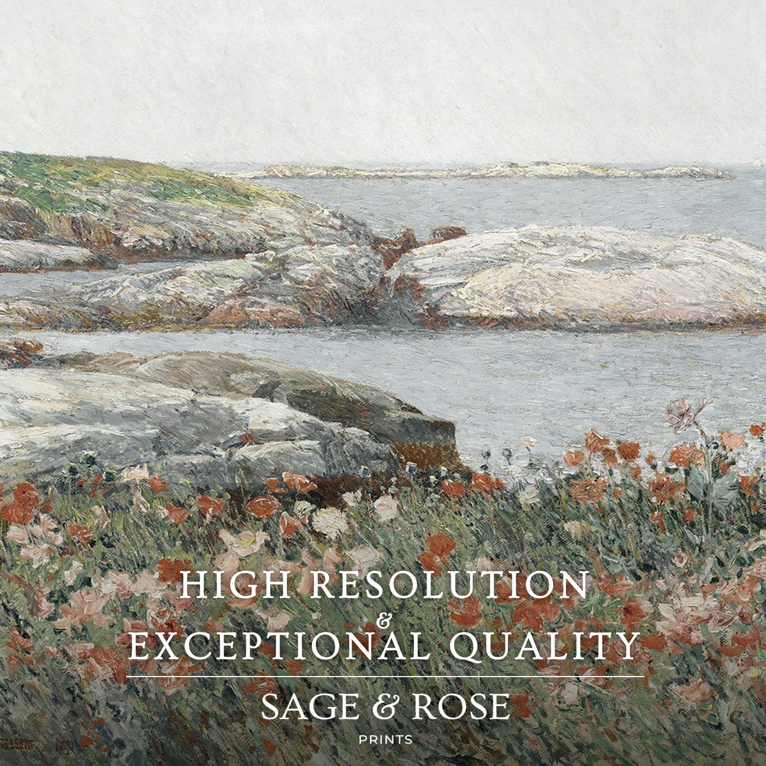 Landscape Art 18-1x - Sage and Rose Prints