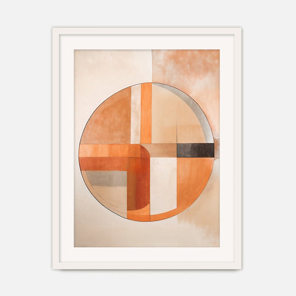Abstract Modern Circle - Sage and Rose Prints