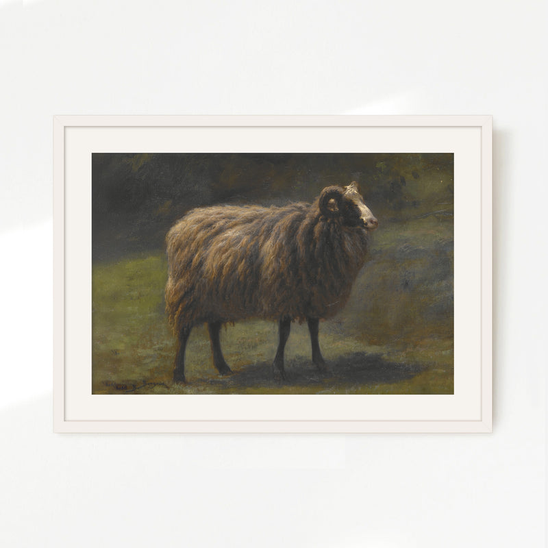 Romanticism Revival Sheep Art Print No2 - Sage and Rose Prints