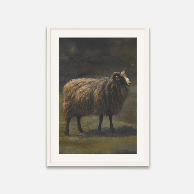 Romanticism Revival Sheep Art Print No1 - Sage and Rose Prints