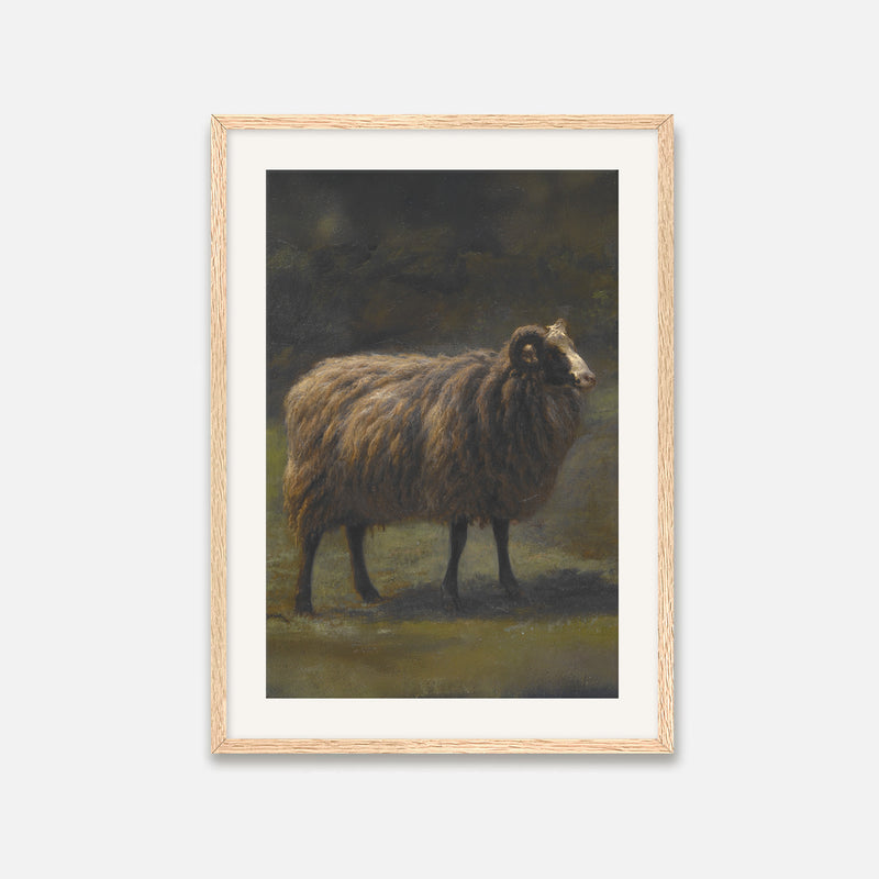 Romanticism Revival Sheep Art Print No1 - Sage and Rose Prints