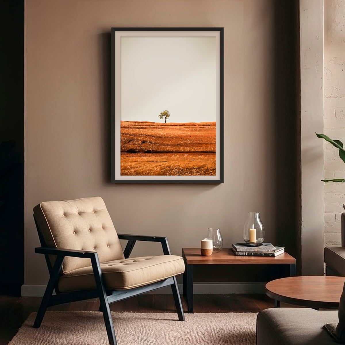 Minimal Tree Photography - Sage and Rose Prints