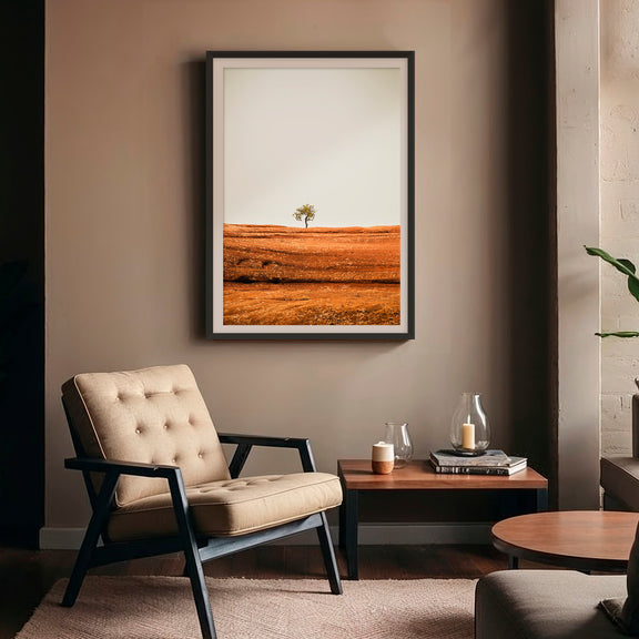 Minimal Tree Photography - Sage and Rose Prints