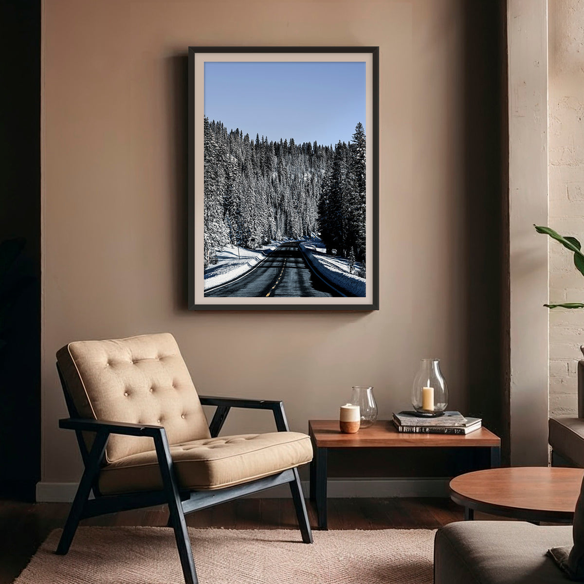 Winter Landscape Photography - Sage and Rose Prints