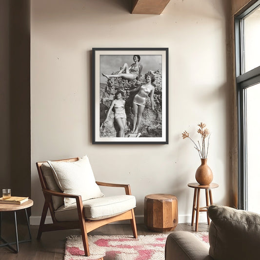 Summer and Swimsuits Vintage Photo Print - Sage and Rose Prints