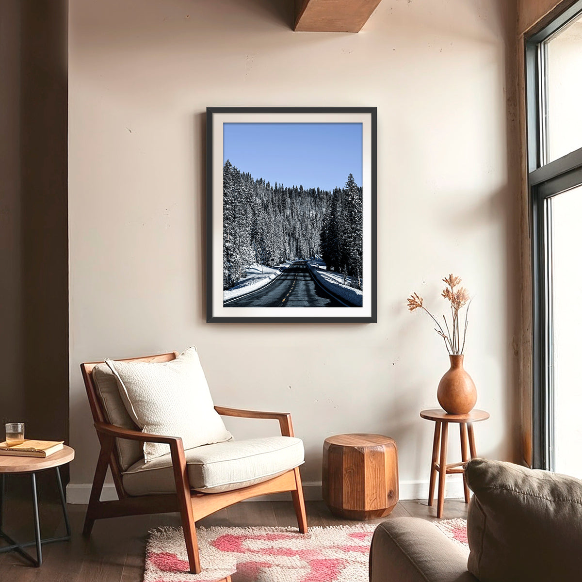 Winter Landscape Photography - Sage and Rose Prints