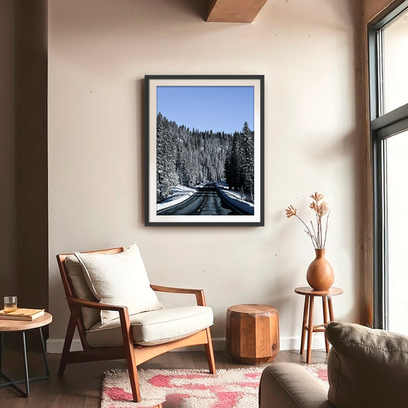Winter Landscape Photography - Sage and Rose Prints