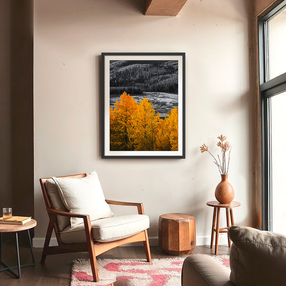 Fall Mountain Colors - Sage and Rose Prints