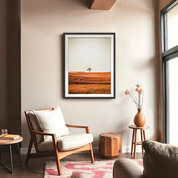 Minimal Tree Photography - Sage and Rose Prints