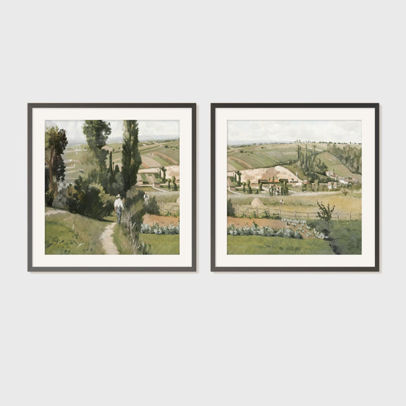 Landscape Art 06-2x - Sage and Rose Prints