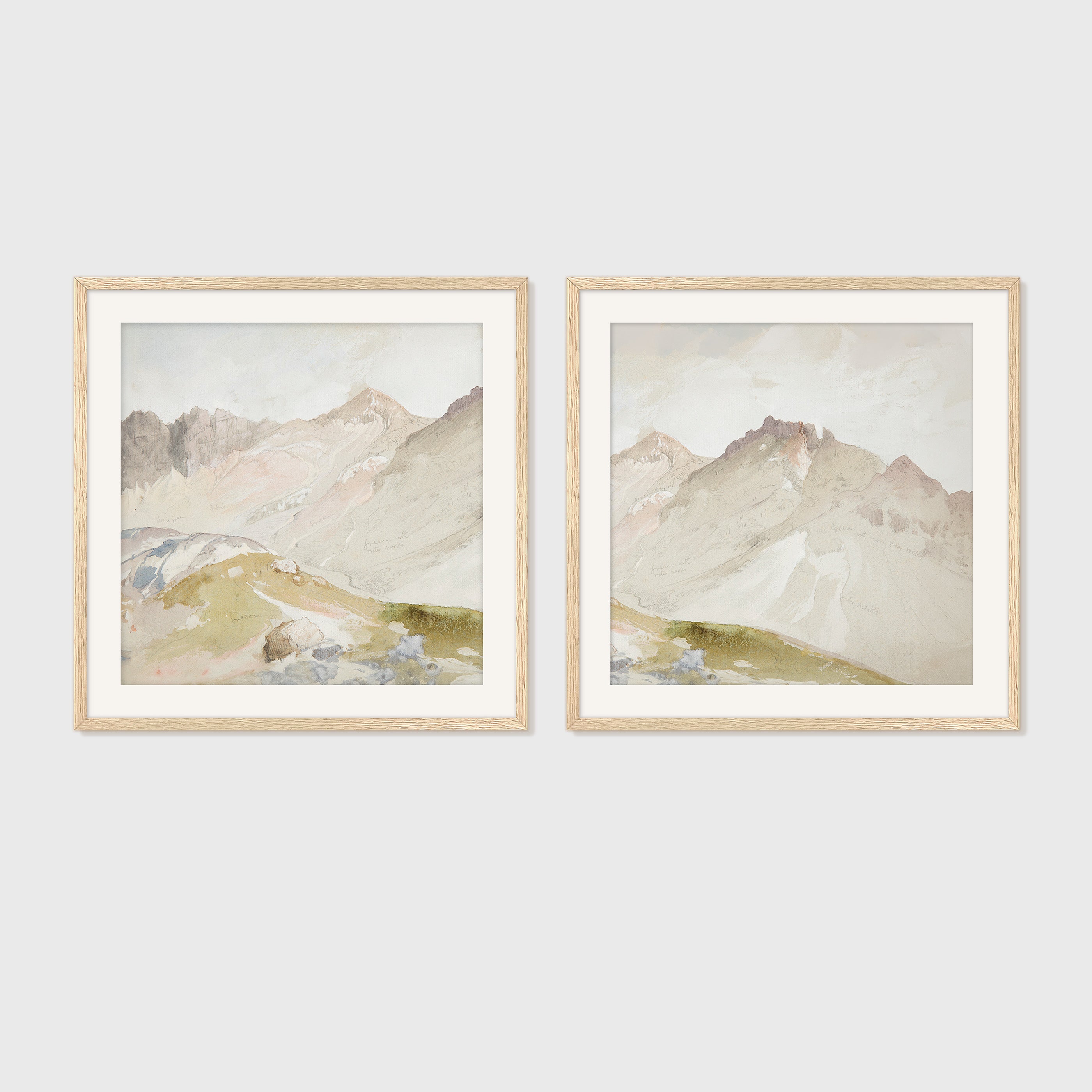 Desert Painting 17-2x - Sage and Rose Prints