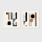 Mid Century Modern Art 08-2x - Sage and Rose Prints