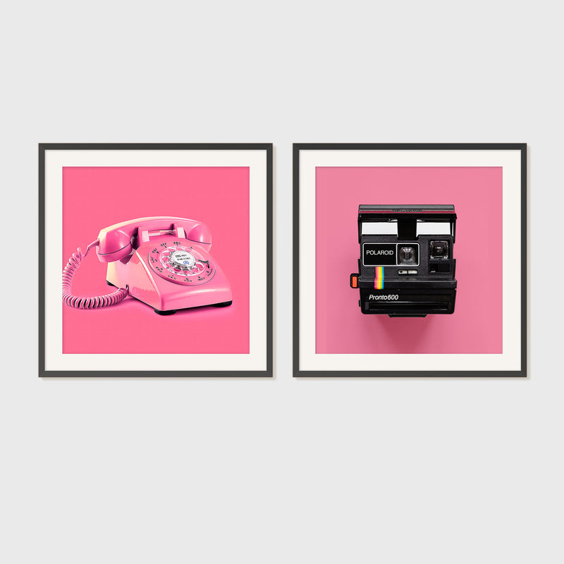 Pink Wall Art Retro Photo 01-2x - Sage and Rose Prints