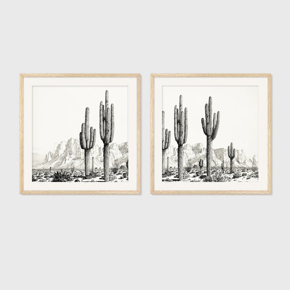 Desert Painting 20-2x - Sage and Rose Prints