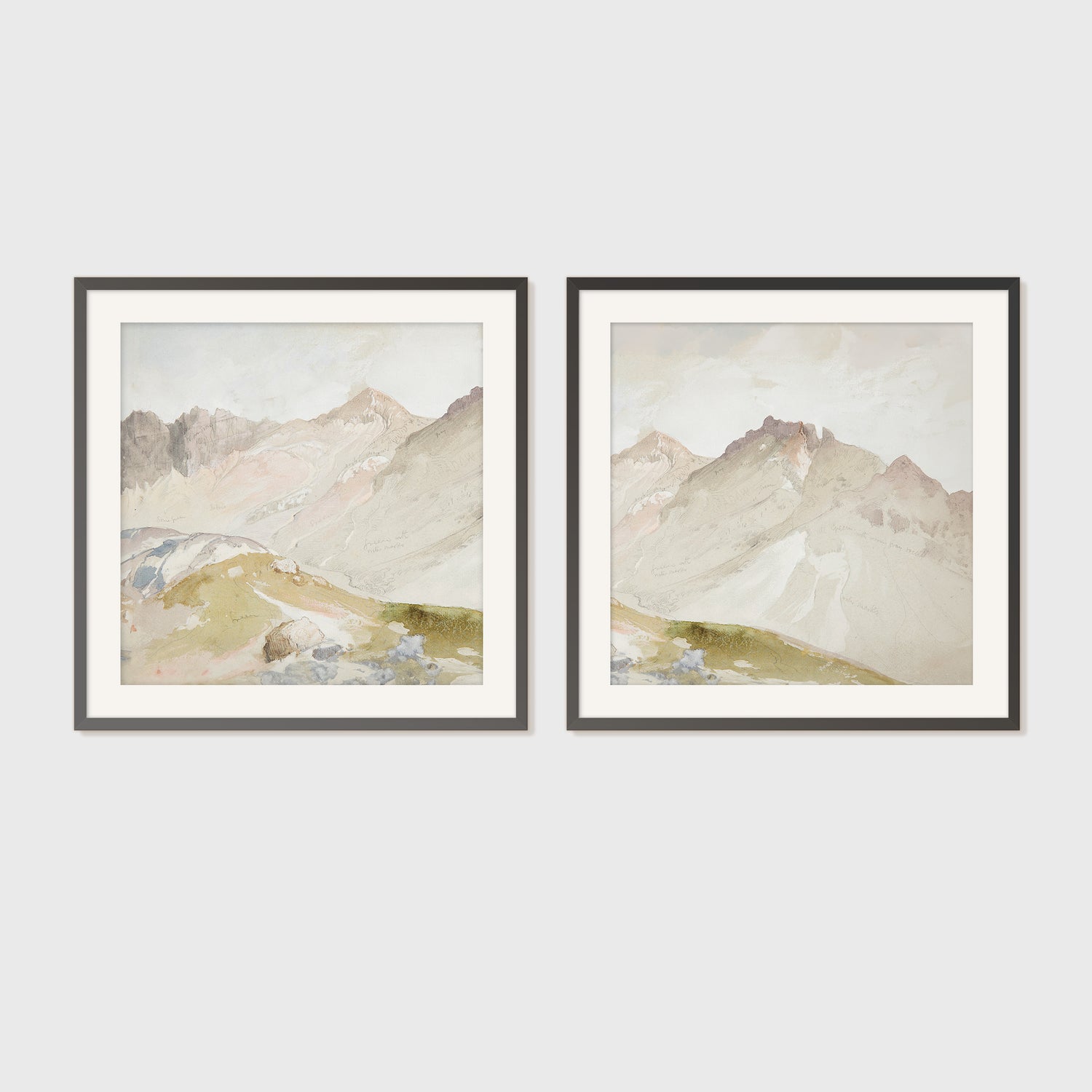 Desert Painting 17-2x - Sage and Rose Prints