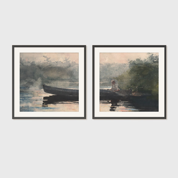 Moody Wall Art 2 Piece Wall Art Set 06-2x - Sage and Rose Prints