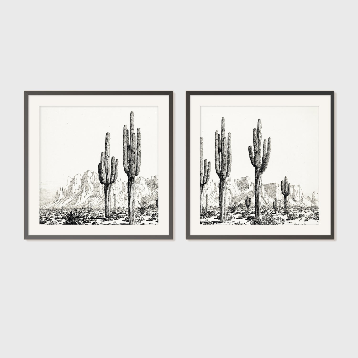 Desert Painting 20-2x - Sage and Rose Prints