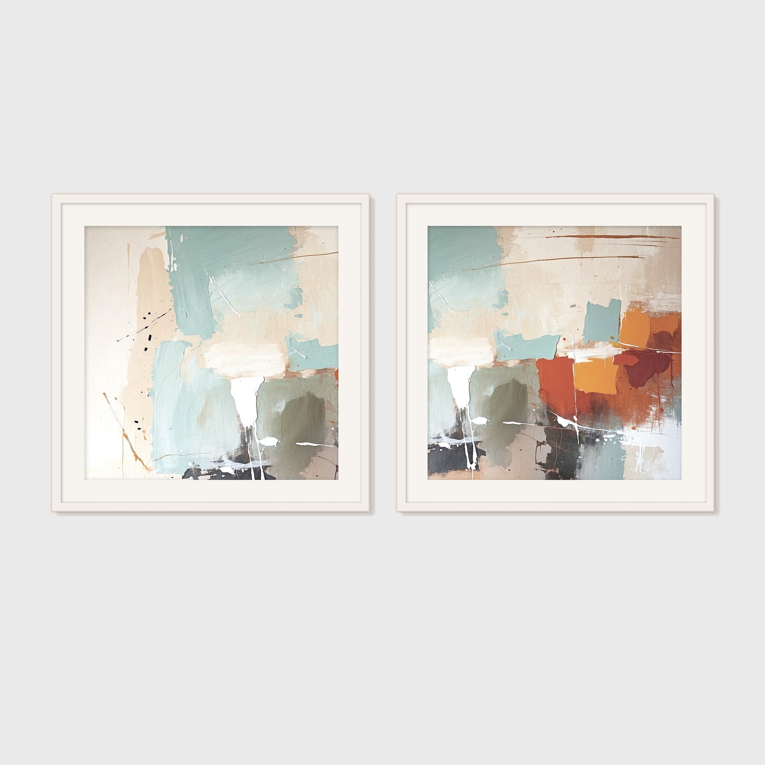 Mid Century Modern Art 01-2x - Sage and Rose Prints