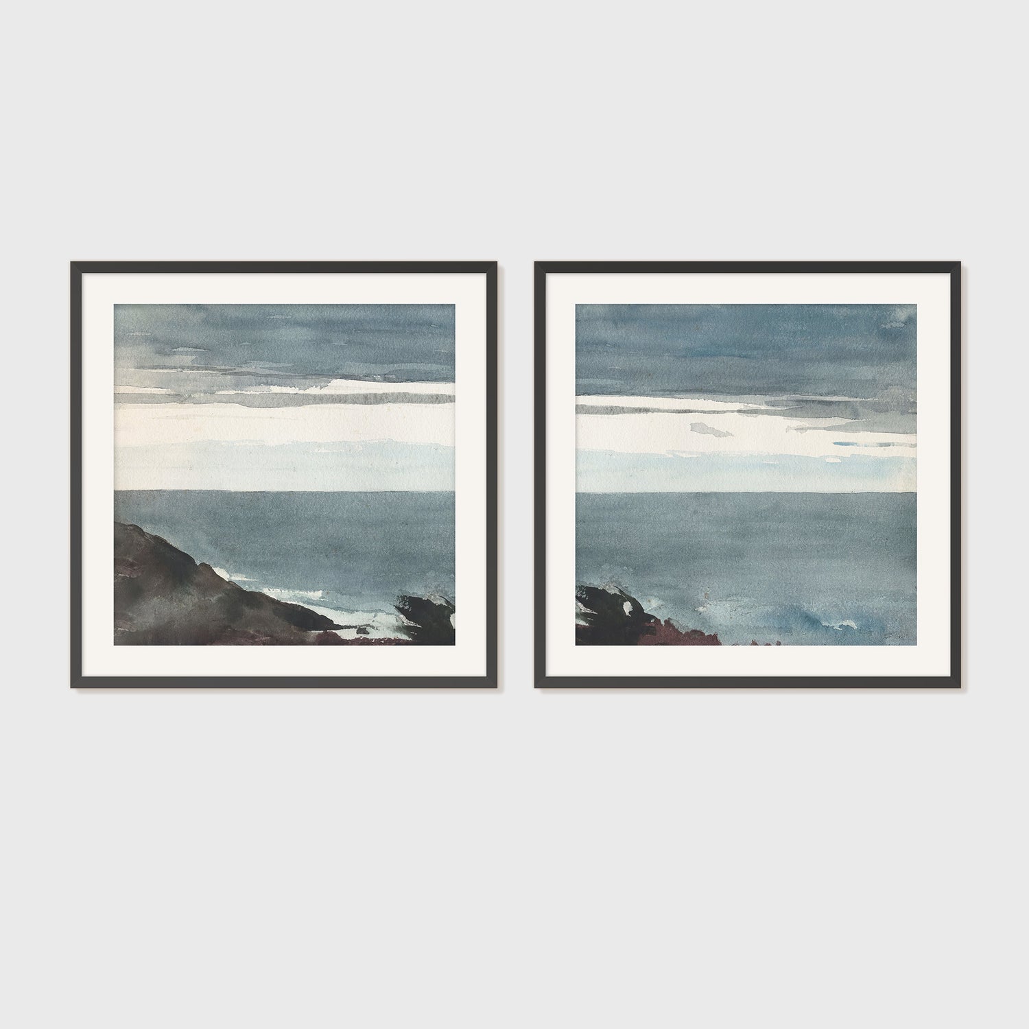 Moody Wall Art 2 Piece Wall Art Set 07-2x - Sage and Rose Prints