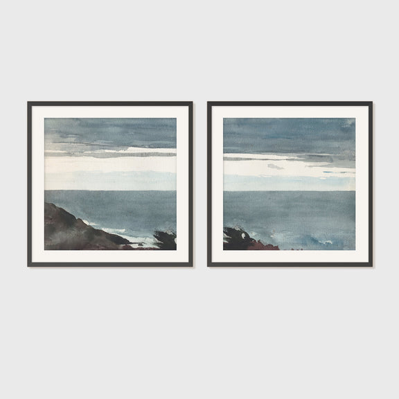 Moody Wall Art 2 Piece Wall Art Set 07-2x - Sage and Rose Prints