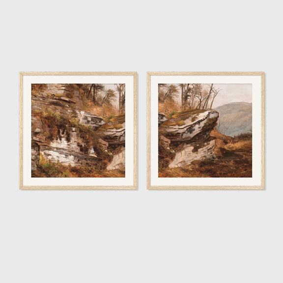 Mountain Package - Small Art Combo B - 2x-10 - Sage and Rose Prints