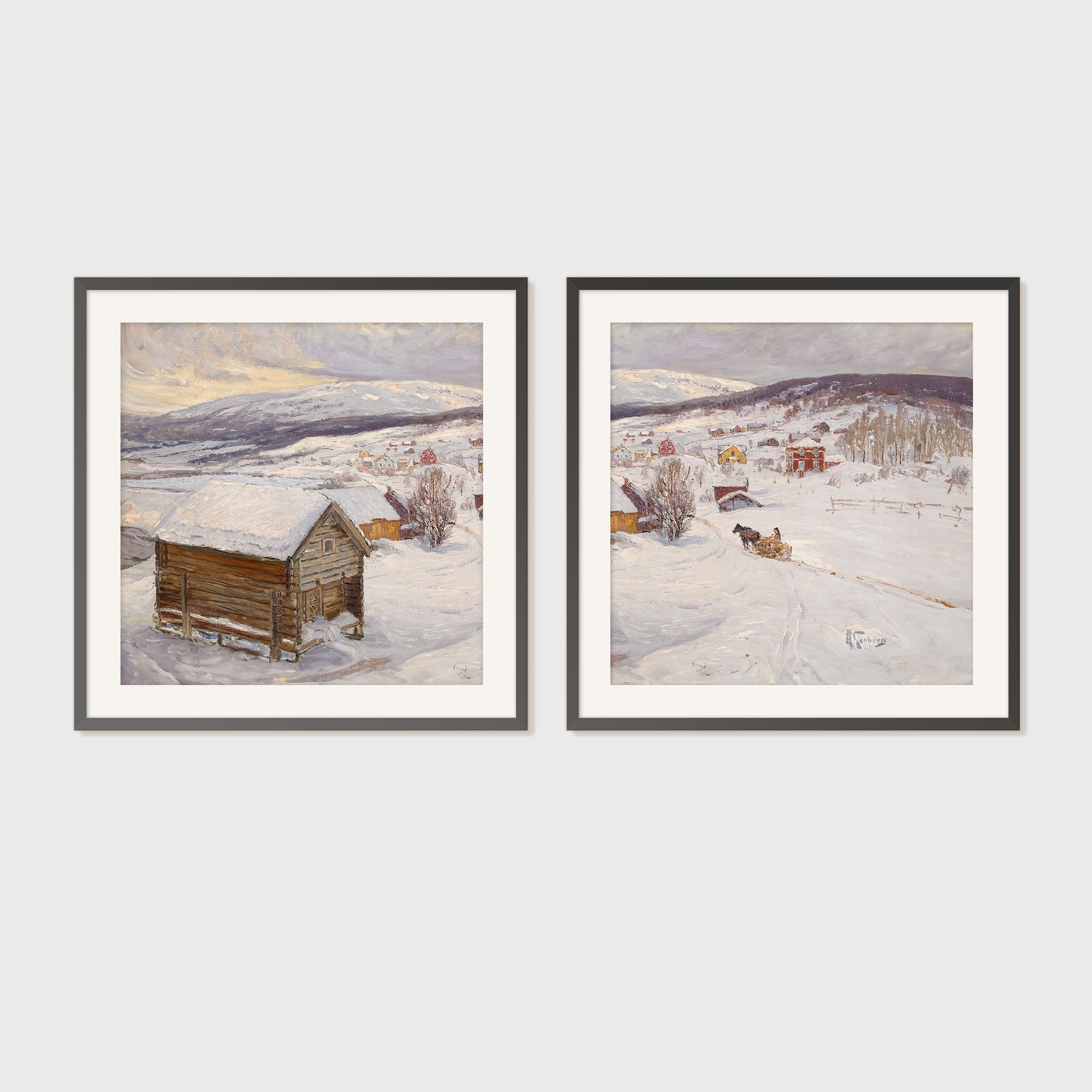 Mountain Package - Small Art Combo A - 2x-05 - Sage and Rose Prints