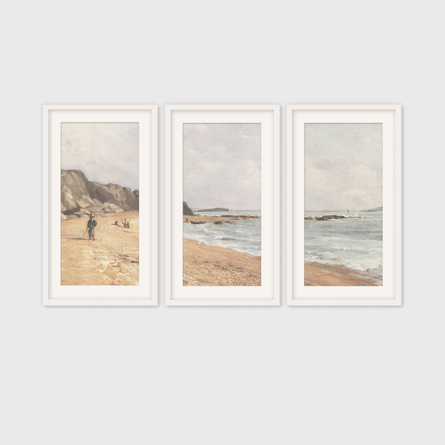 Coastal Wall Art 29-3x - Sage and Rose Prints