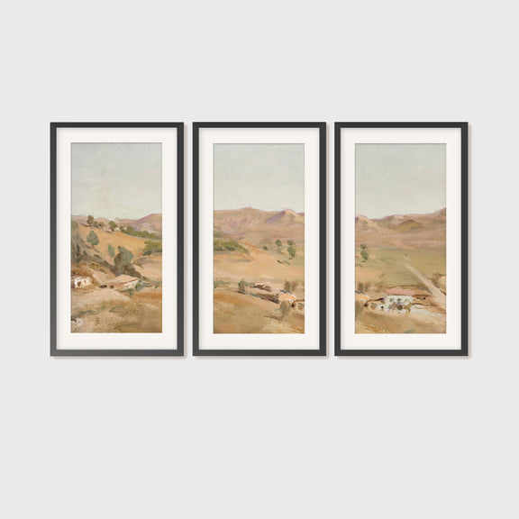 Desert Painting 14-3x - Sage and Rose Prints