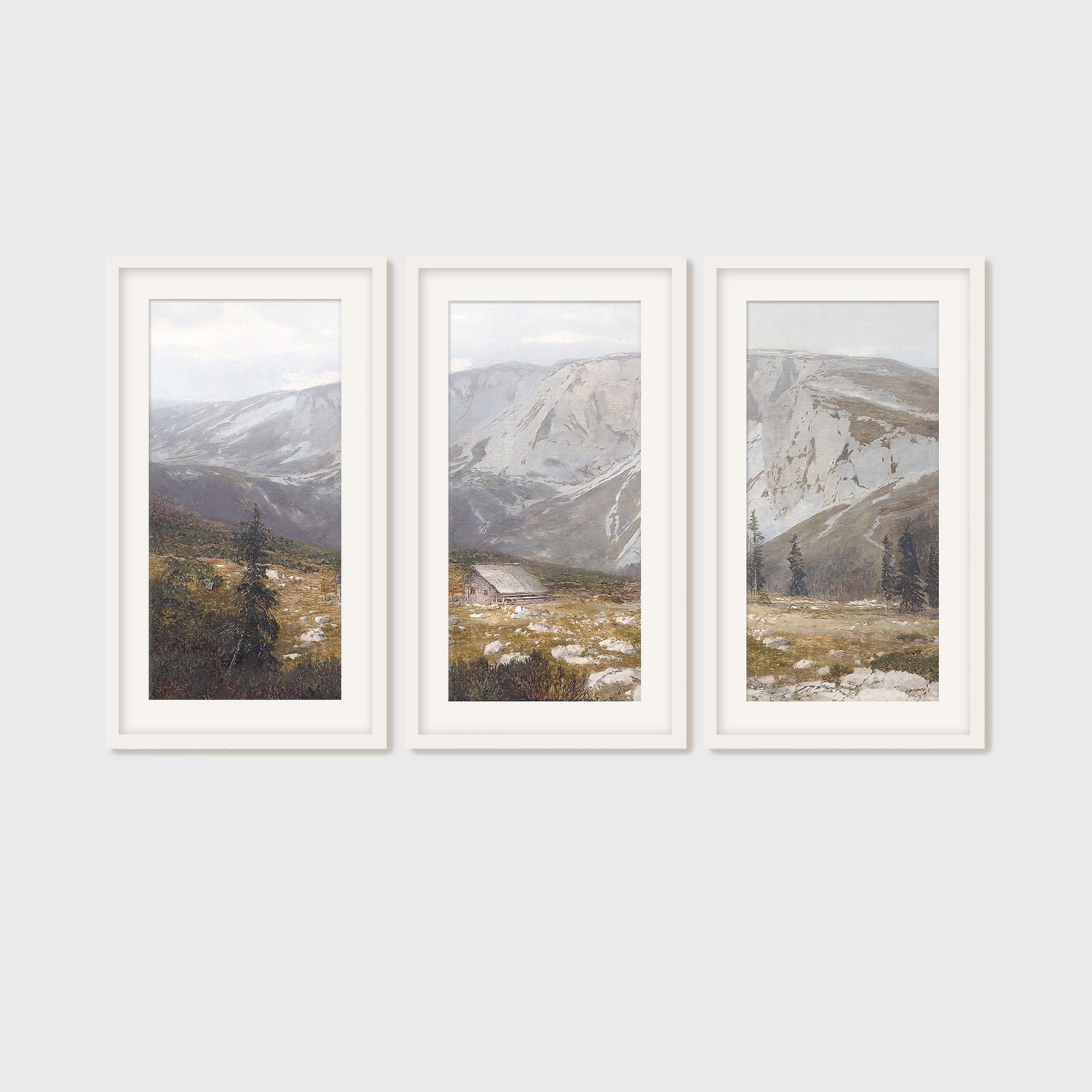 Mountain Package - Bedroom Art D 3x-11 - Sage and Rose Prints