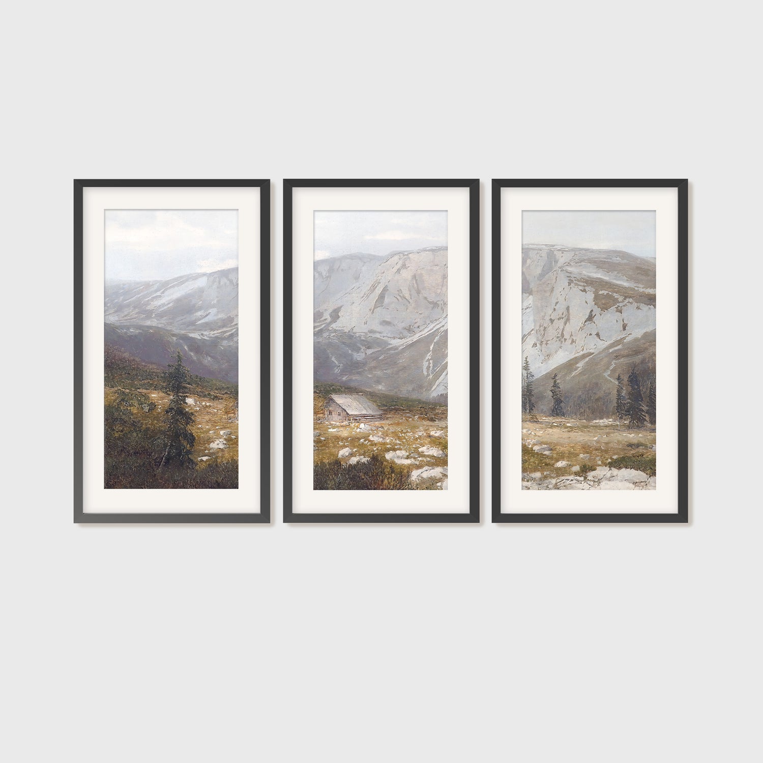 Mountain Package - Bedroom Art D 3x-11 - Sage and Rose Prints