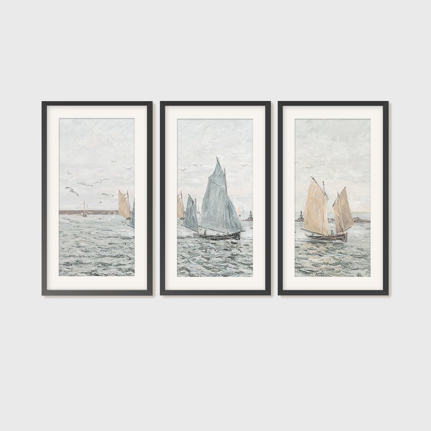 Coastal Wall Art 03-3x - Sage and Rose Prints