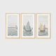 Coastal Wall Art 03-3x - Sage and Rose Prints