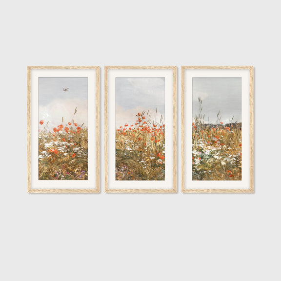 Landscape Art 03-3x - Sage and Rose Prints