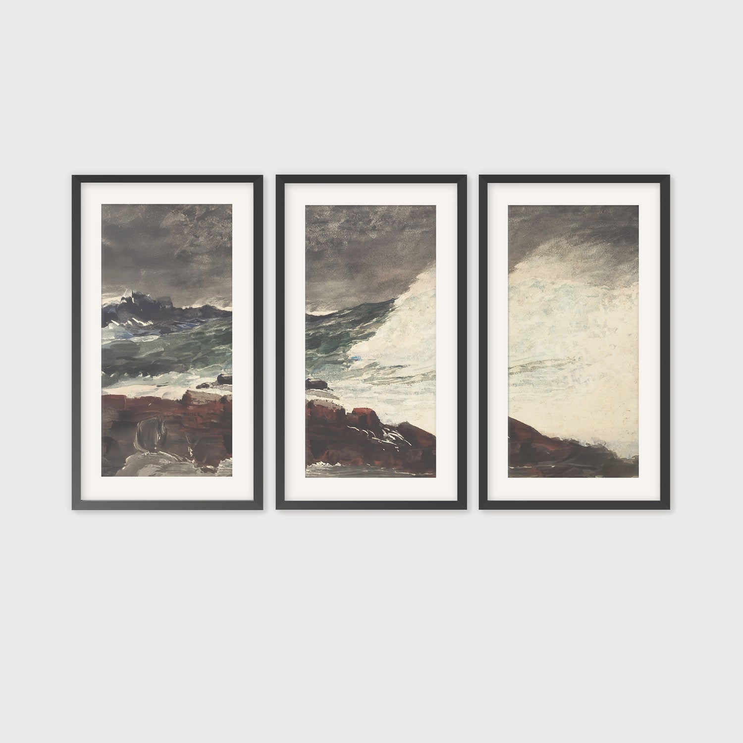 Moody Wall Art 3 Piece Set 05-3x - Sage and Rose Prints