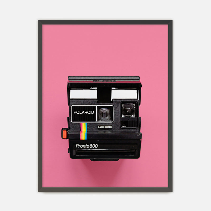 Retro Pink Camera Print No1 - Sage and Rose Prints