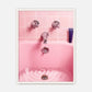 Retro Pink Bathtub Photo - Sage and Rose Prints