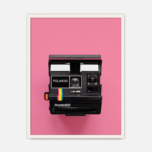 Retro Pink Camera Print No1 - Sage and Rose Prints