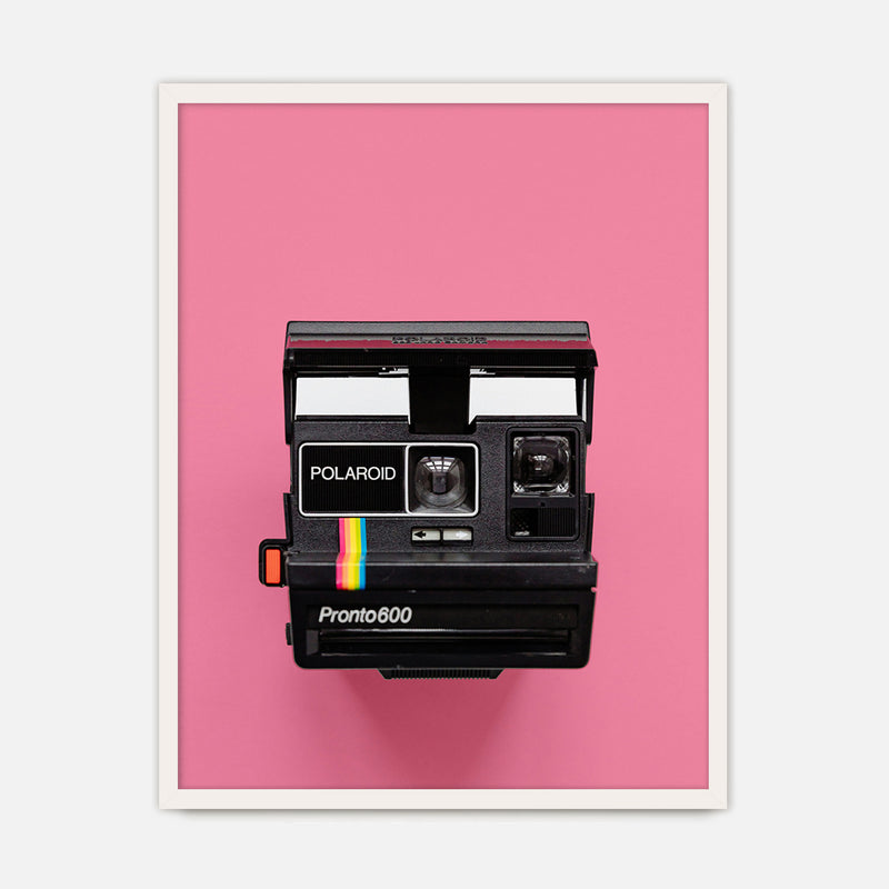 Retro Pink Camera Print No1 - Sage and Rose Prints