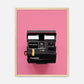 Retro Pink Camera Print No1 - Sage and Rose Prints